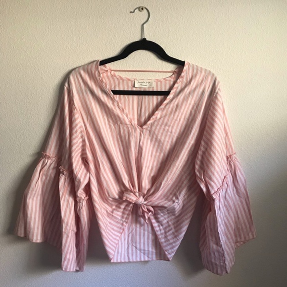 LAVENDER FIELD striped top✨
